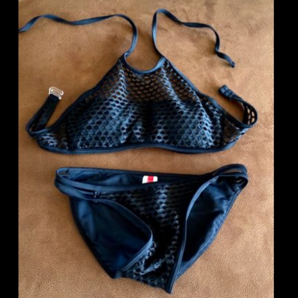 Gray 2 piece bikini